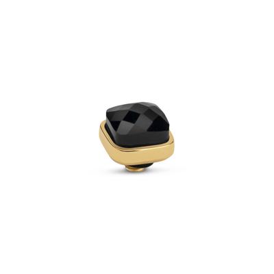 Melano Twisted Box Steentje Black Goud