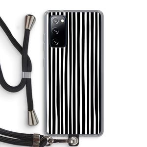Stripes: Samsung Galaxy S20 FE / S20 FE 5G Transparant Hoesje met koord