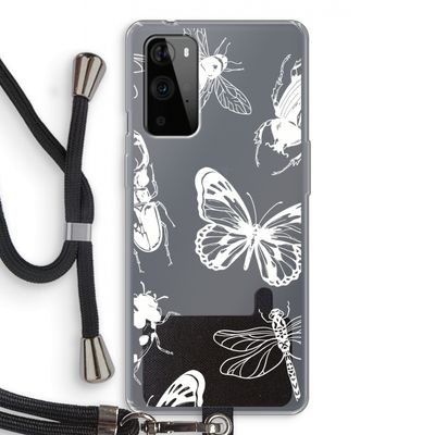 Tiny Bugs: OnePlus 9 Pro Transparant Hoesje met koord