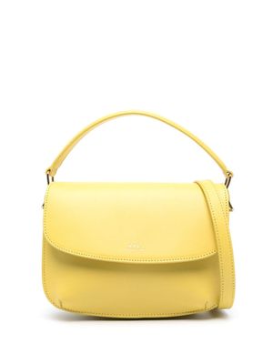 A.P.C. sac porté épaule Sarah en cuir - Jaune