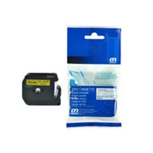 Huismerk Brother M-K631 Labeltape 12mm Zwart op Geel