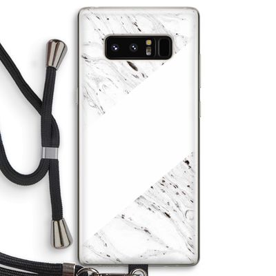 Biggest stripe: Samsung Galaxy Note 8 Transparant Hoesje met koord