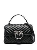 PINKO mini sac porté épaule Lady Love en cuir - Noir - thumbnail