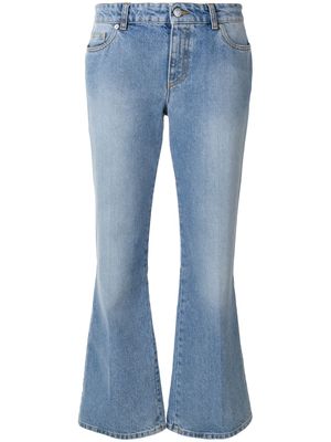 Alexander McQueen jean évasé - Bleu