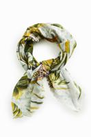 Sjaal met camoflower jungleprint - GREEN - U