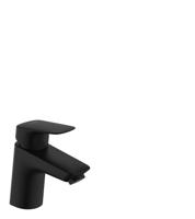 Hansgrohe Logis ééngreeps wastafelmengkraan 70 met metalmet PopUp trekwaste, mat zwart