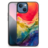 Kleurrijke Telefoonhoesje Apple iPhone 13 mini Watercolor Dark