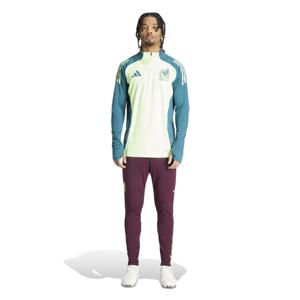 adidas Mexico Trainingspak 1/4-Zip 2024-2026 Felgroen Bordeauxrood Donkergroen