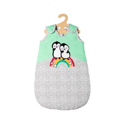 Heless poppen slaapzak pinguin, 35-45 cm