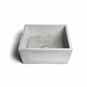 Urbi et Orbi Opzet Wastafel Conicis Beton 38.5x38.5x16 cm - Antraciet