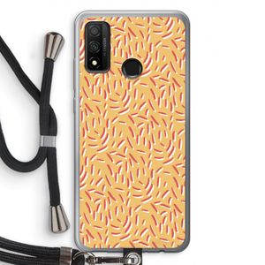 Camouflage: Huawei P Smart (2020) Transparant Hoesje met koord
