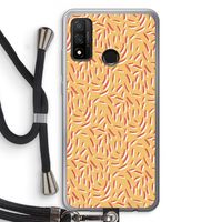 Camouflage: Huawei P Smart (2020) Transparant Hoesje met koord