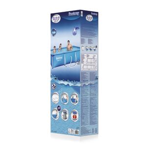 Bestway Zwembad - Incl. Filterpomp - 300 x 201 x 66 CM - 3300 L Inhoud - PVC - Blauw