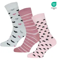 Gianvaglia 3-paar dames sokken  - Katoen