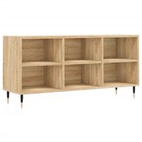 The Living Store Tv-meubel - 103.5 x 30 x 50 cm - Sonoma eiken