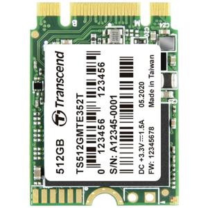 Transcend MTE352T 512 GB NVMe/PCIe M.2 SSD 2230 harde schijf PCIe NVMe 3.0 x2 Industrial TS512GMTE352T