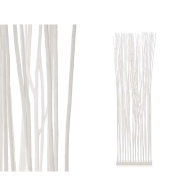 Kamerscherm Gift Decor Varas Wit Wilgenhout 50 x 185 x 12 cm
