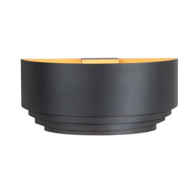 Highlight Design wandlampElena zwart met goud - W3646.01