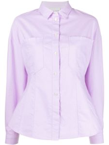 Forte Forte chemise à poche poitrine - Violet