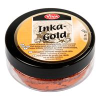 Creativ Company Inka-Gold Glanswax Koper, 50ml - thumbnail