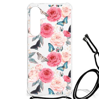 Samsung Galaxy S24 Plus Case Butterfly Roses Samsung Galaxy S24 Plus Case Butterfly Roses