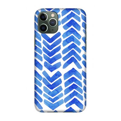 Blauwe pijlen: Volledig geprint iPhone 11 Pro Hoesje