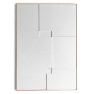 Reinders - Mercure White - Relief Art Schilderij 70x100cm Hout