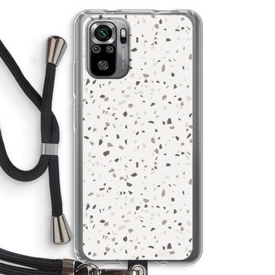 Terrazzo N°14: Xiaomi Redmi Note 10S Transparant Hoesje met koord