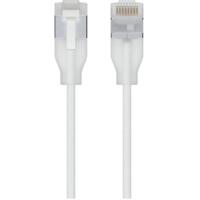 Ubiquiti UACC-Cable-Patch-EL-C6A-1M-W netwerkkabel Doorschijnend, Wit Cat6a