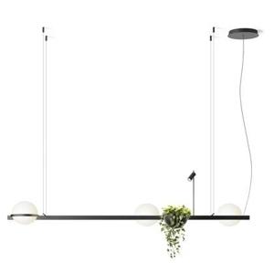 Vibia Palma 3736 hanglamp LED met plantenbak grafiet