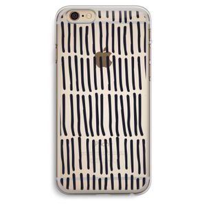 Moroccan stripes: iPhone 6 Plus / 6S Plus Transparant Hoesje