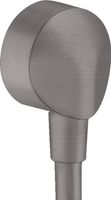Hansgrohe FixFit Muuraansluitbocht E Brushed Black Chrome