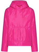 Valentino Garavani hoodie Rockstud à patch logo - Rose - thumbnail