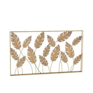 J-Line - J-Line Wanddeco Bladeren Metaal Goud - 119x70 CM