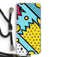 Pop Art #1: Samsung Galaxy A10 Transparant Hoesje met koord