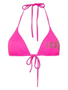 DSQUARED2 haut de bikini Be Icon à bonnets triangles - Rose