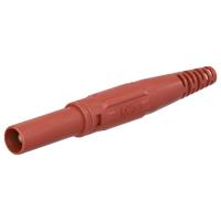 Stäubli XL-410 Laboratoriumstekker Stekker, recht Stift-Ø: 4 mm Rood 1 stuk(s)