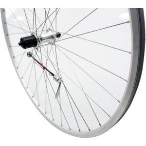 Roland achterwiel 28 x 1 uitval cass 9v race zilver rvs spk