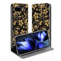 Telefoonhoesje Google Pixel 9a Gouden Bloemen