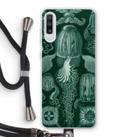 Haeckel Cubomedusae: Samsung Galaxy A70 Transparant Hoesje met koord