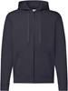 Fruit Of The Loom F401N Classic Hooded Sweat Jacket - Deep Navy - 3XL