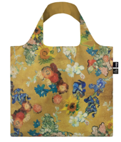 Loqi Bag Vincent Van Gogh 50th Anniversaire Bouquet Flower Pattern Gold