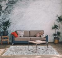 Vinyl tapijt met een grijze granietlook