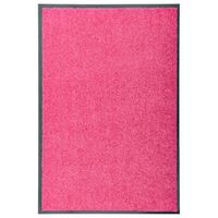 vidaXL Deurmat wasbaar 60x90 cm roze - thumbnail