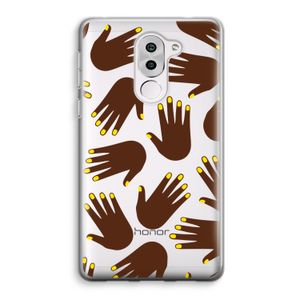 Hands dark: Honor 6X Transparant Hoesje