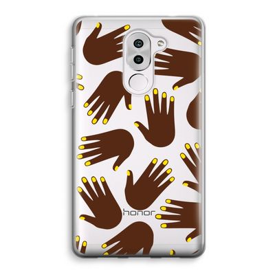 Hands dark: Honor 6X Transparant Hoesje