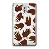 Hands dark: Honor 6X Transparant Hoesje