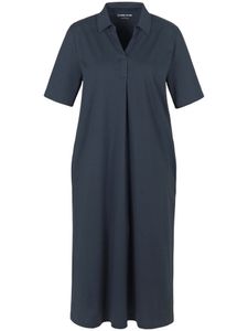 Jersey jurk Frederikke 100% katoen Van Green Cotton blauw