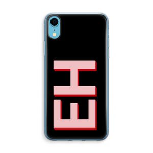 Monogram: iPhone XR Transparant Hoesje