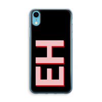 Monogram: iPhone XR Transparant Hoesje